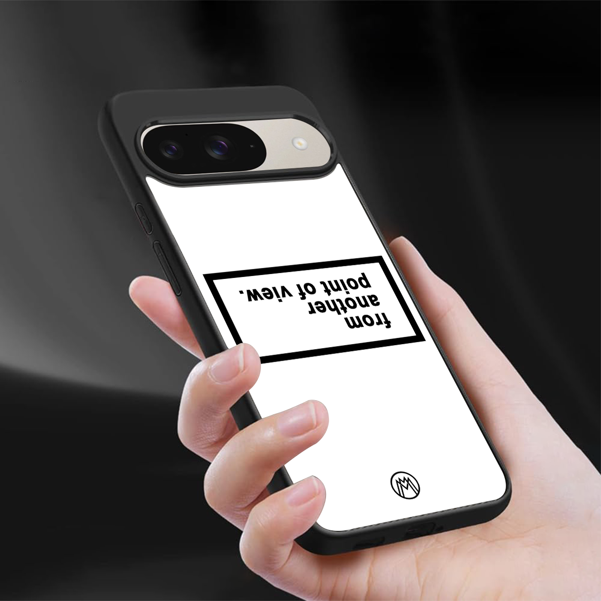 point of view white edition back phone cover | glass case for google pixel 9