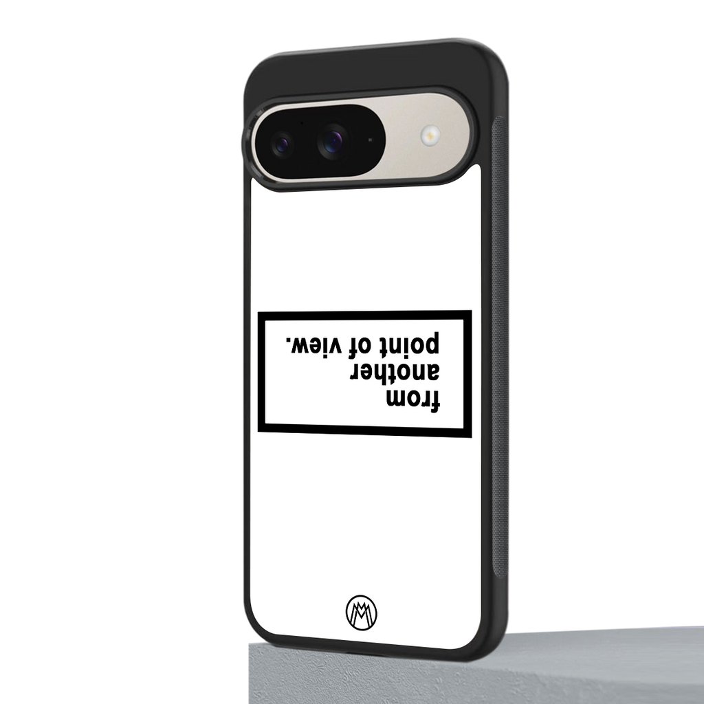 point of view white edition back phone cover | glass case for google pixel 9