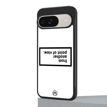 point of view white edition back phone cover | glass case for google pixel 9