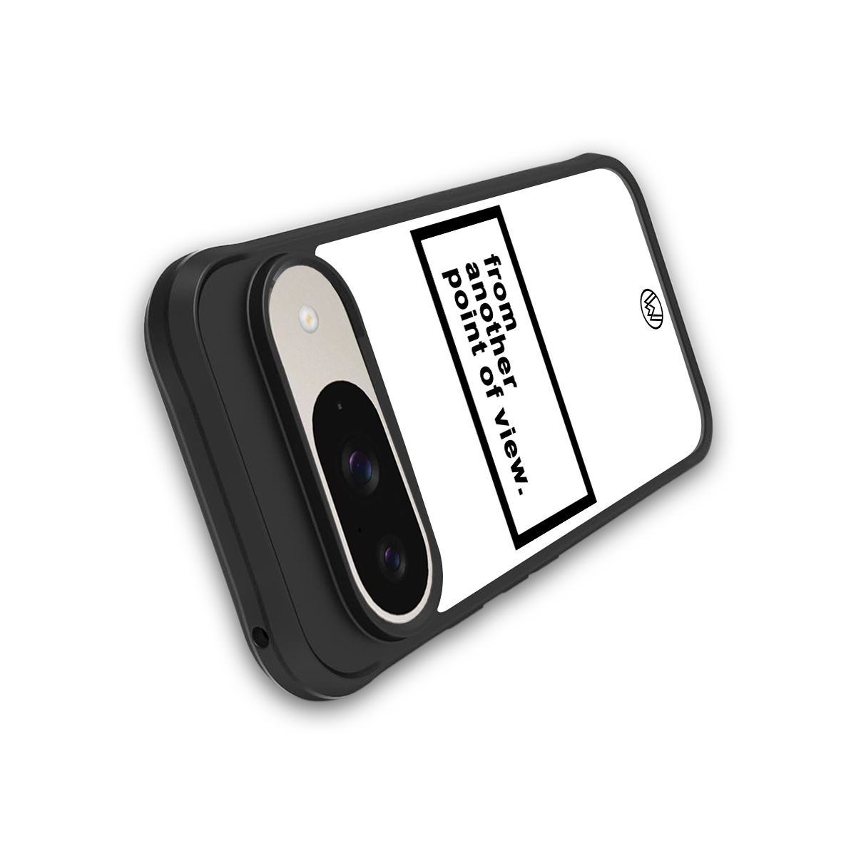 point of view white edition back phone cover | glass case for google pixel 9