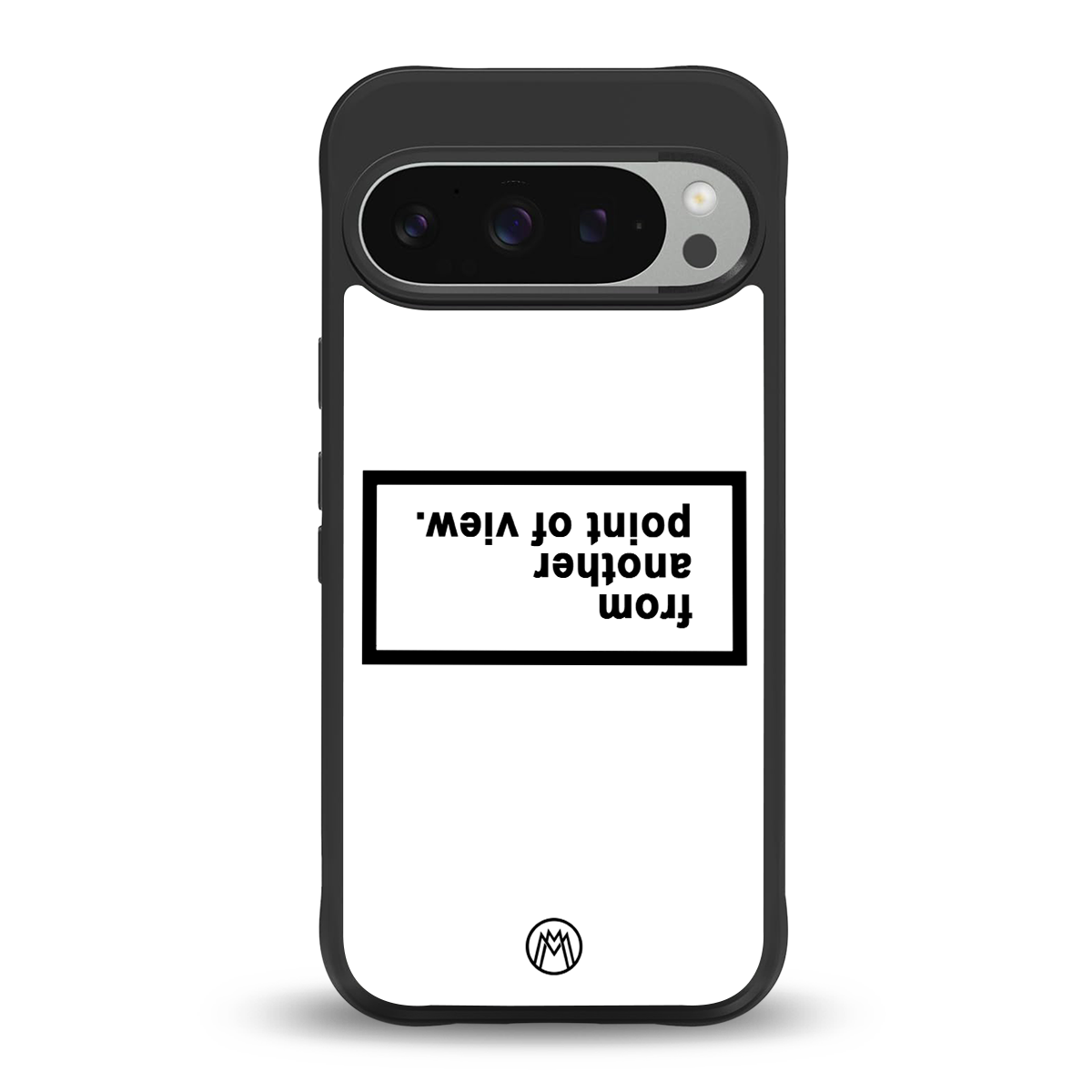 point of view white edition back phone cover | glass case for google pixel 9 pro xl