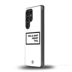 point of view white edition back phone cover | glass case for samsung galaxy s25 ultra