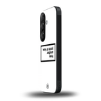 point of view white edition back phone cover | glass case for samsung galaxy s24 fe