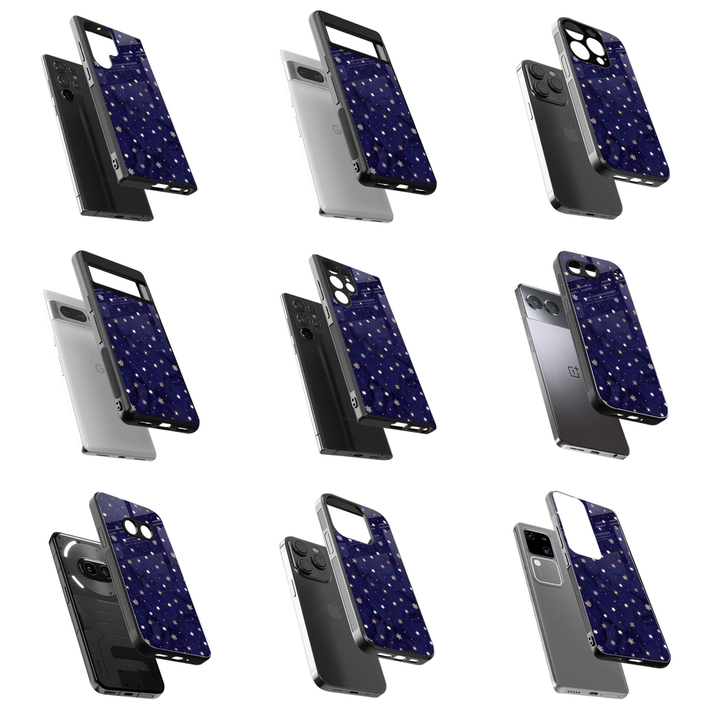 Durable Glass Back Mobile Case for iPhone, Samsung, OnePlus, Google Pixel, Redmi, Vivo, Oppo