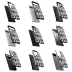 Durable Glass Back Mobile Case for iPhone, Samsung, OnePlus, Google Pixel, Redmi, Vivo, Oppo