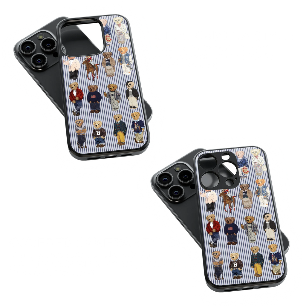Trendy Glass Back Mobile Case for iPhone, Samsung, Redmi, OnePlus, Google Pixel, Motorola