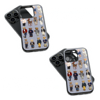 Trendy Glass Back Mobile Case for iPhone, Samsung, Redmi, OnePlus, Google Pixel, Motorola