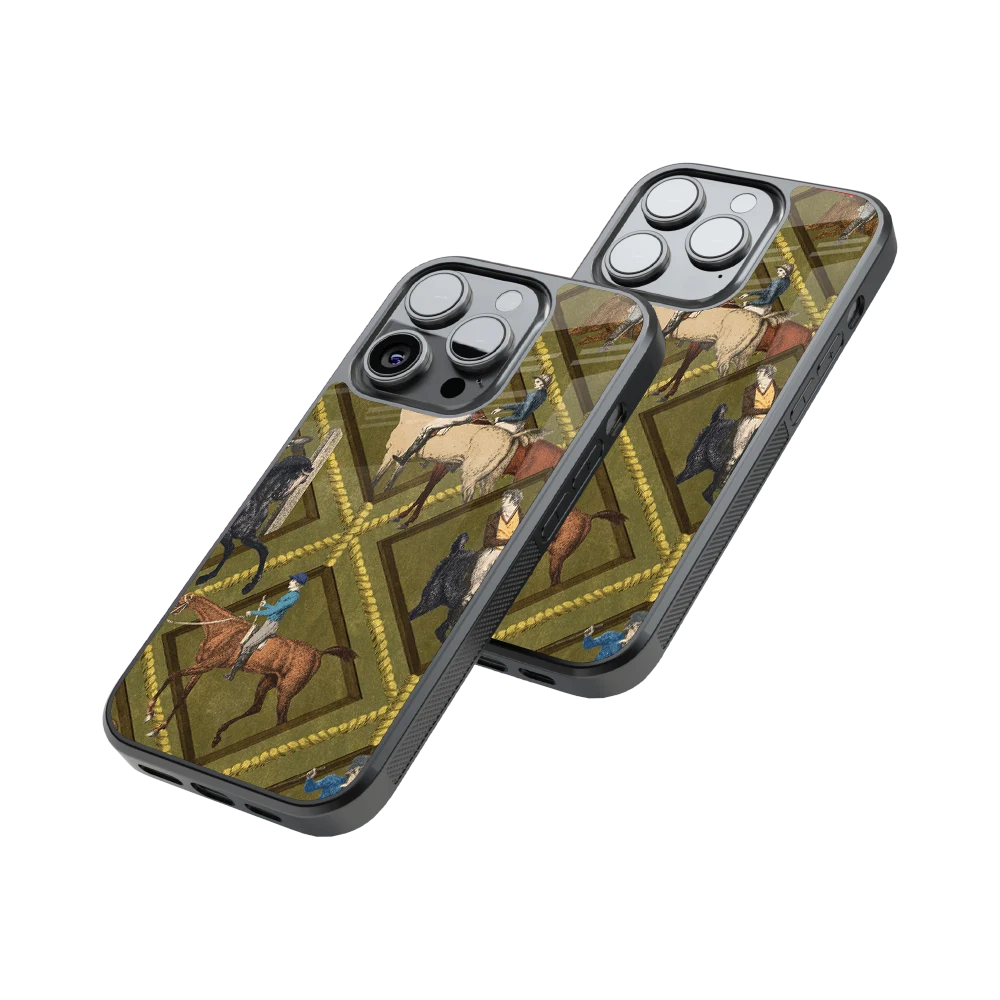 Protective Glass Back Phone Case Compatible with iPhone, Samsung, OnePlus, Pixel & More