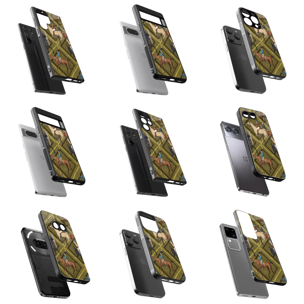 Durable Glass Back Mobile Case for iPhone, Samsung, OnePlus, Google Pixel, Redmi, Vivo, Oppo