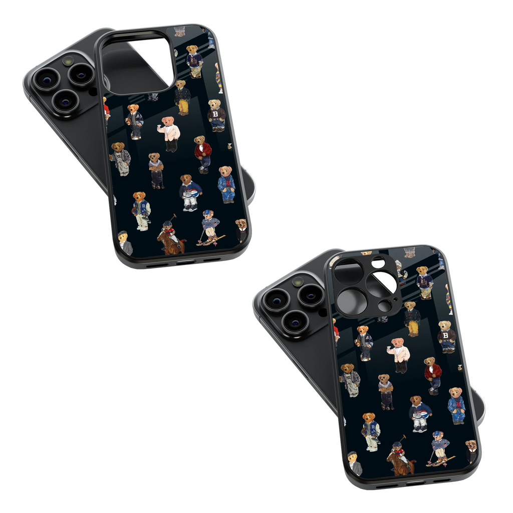 Trendy Glass Back Mobile Case for iPhone, Samsung, Redmi, OnePlus, Google Pixel, Motorola