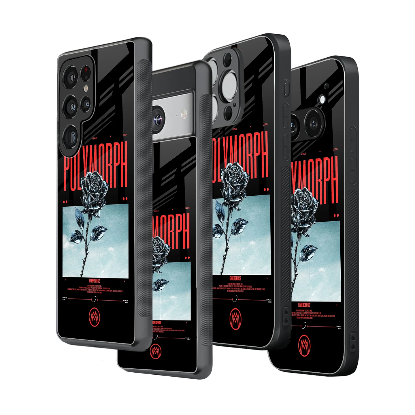 Stylish Glass Back Case for All Smartphones iPhone, Samsung, OnePlus, Pixel, Redmi, Oppo, Vivo, Motorola
