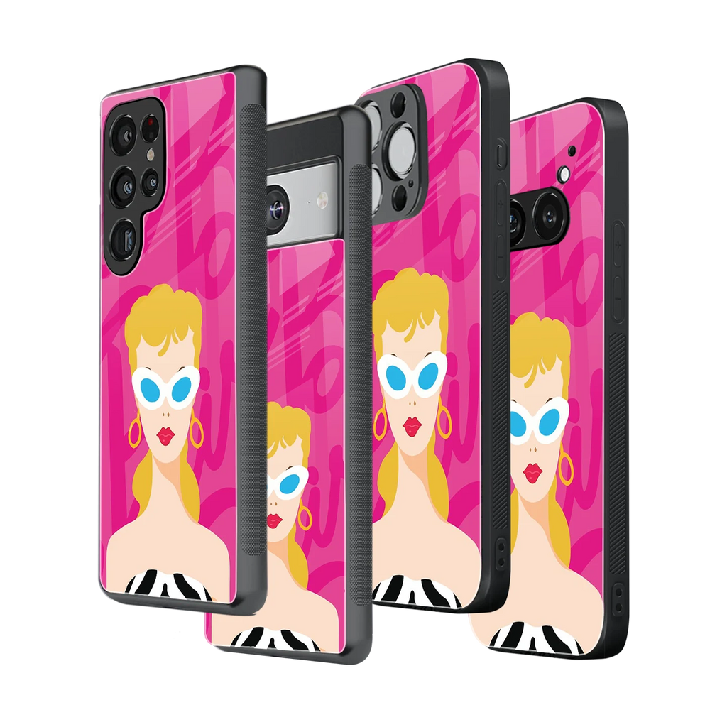Stylish Glass Back Case for All Smartphones iPhone, Samsung, OnePlus, Pixel, Redmi, Oppo, Vivo, Motorola
