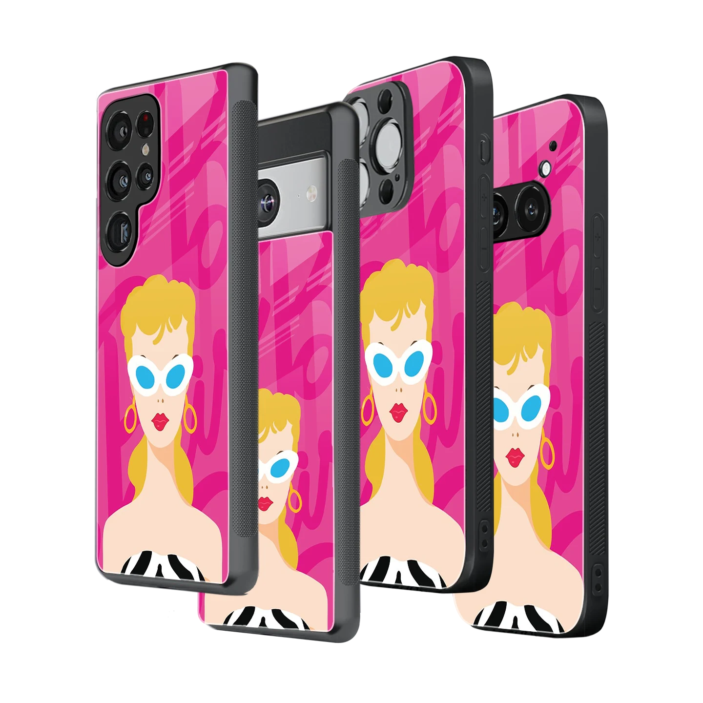 Stylish Glass Back Case for All Smartphones iPhone, Samsung, OnePlus, Pixel, Redmi, Oppo, Vivo, Motorola
