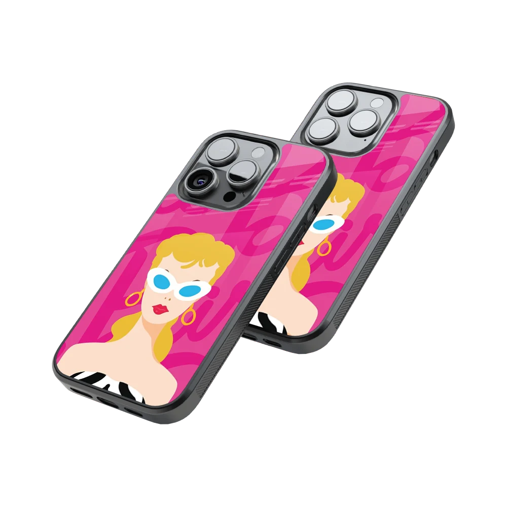Protective Glass Back Phone Case Compatible with iPhone, Samsung, OnePlus, Pixel & More