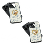 Trendy Glass Back Mobile Case for iPhone, Samsung, Redmi, OnePlus, Google Pixel, Motorola