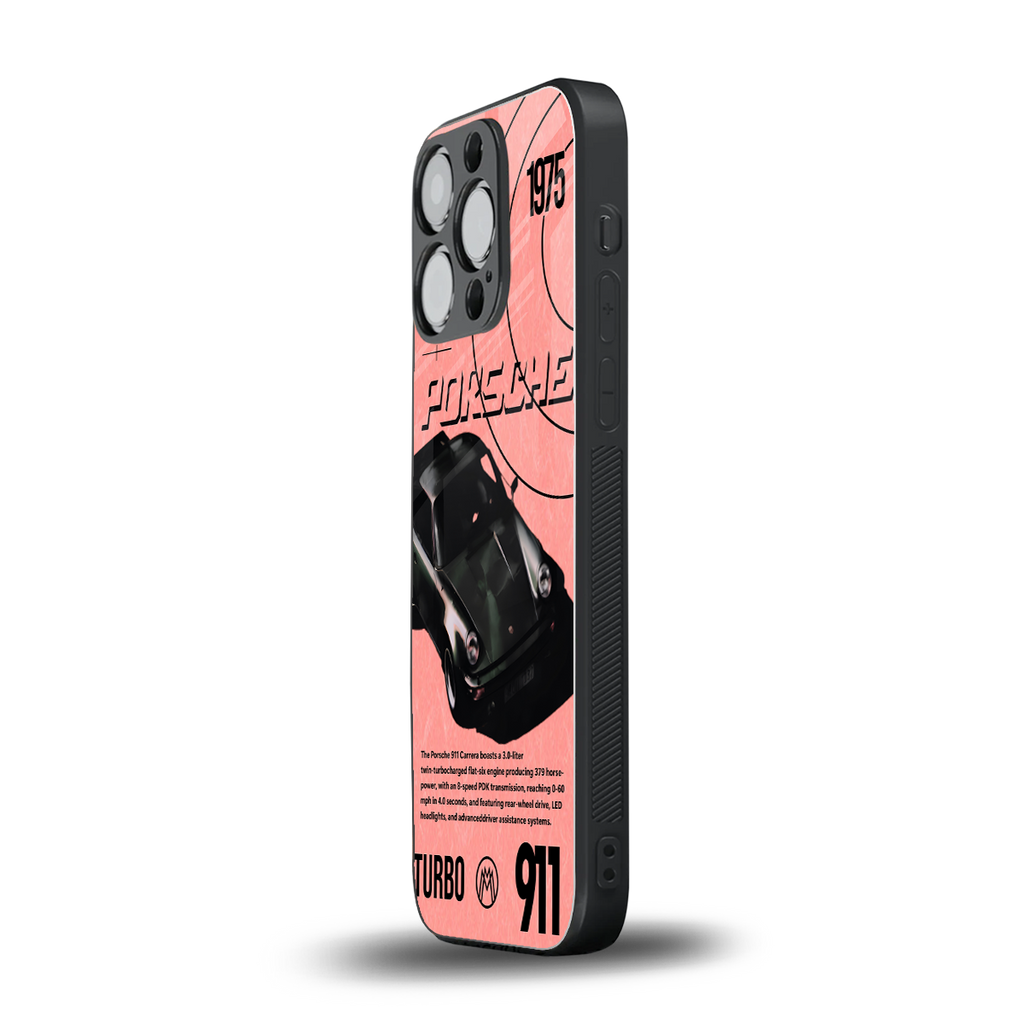 porshe 1975 back phone cover | glass case for iphone 13 pro