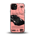 porshe 1975 back phone cover | glass case for iphone 13
