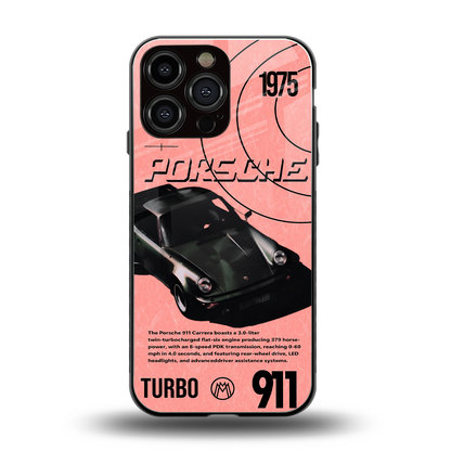 porshe 1975 back phone cover | glass case for iphone 14 pro max