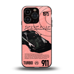 porshe 1975 back phone cover | glass case for iphone 15 pro