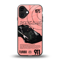 porshe 1975 back phone cover | glass case for iphone 16 plus