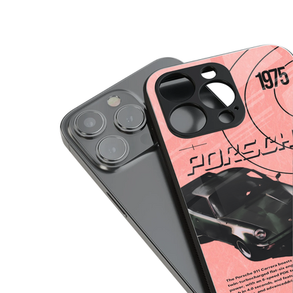 porshe 1975 back phone cover | glass case for iphone 14 pro max