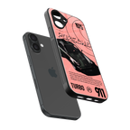 porshe 1975 back phone cover | glass case for iphone 16