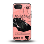 porshe 1975 back phone cover | glass case for iphone 16e