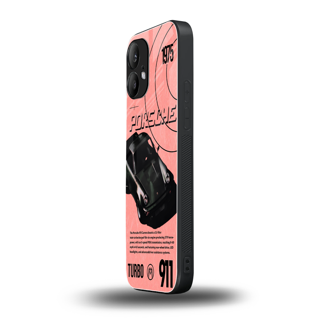 porshe 1975 back phone cover | glass case for nothing phone 2