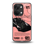 porshe 1975 back phone cover | glass case for oneplus nord 3