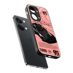 porshe 1975 back phone cover | glass case for oneplus nord 3