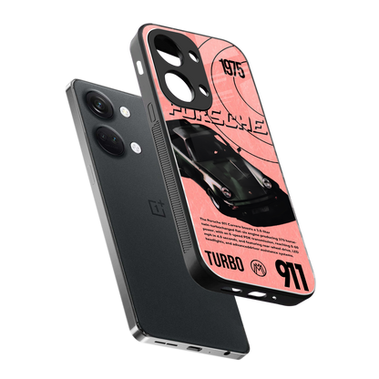 porshe 1975 back phone cover | glass case for oneplus nord 3