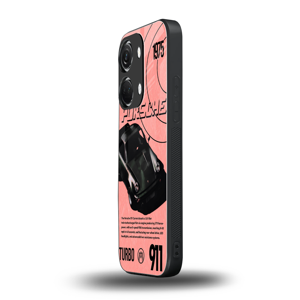 porshe 1975 back phone cover | glass case for oneplus nord 3