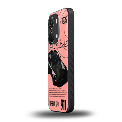 porshe 1975 back phone cover | glass case for oneplus nord 3