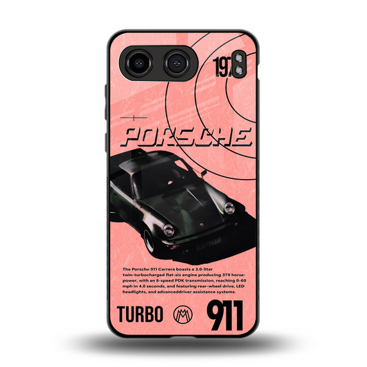 porshe 1975 back phone cover | glass case for oneplus nord 4