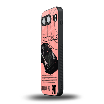 porshe 1975 back phone cover | glass case for oneplus nord 4