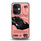 porshe 1975 back phone cover | glass case for oneplus nord ce 3