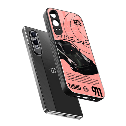 porshe 1975 back phone cover | glass case for oneplus nord ce 4 lite