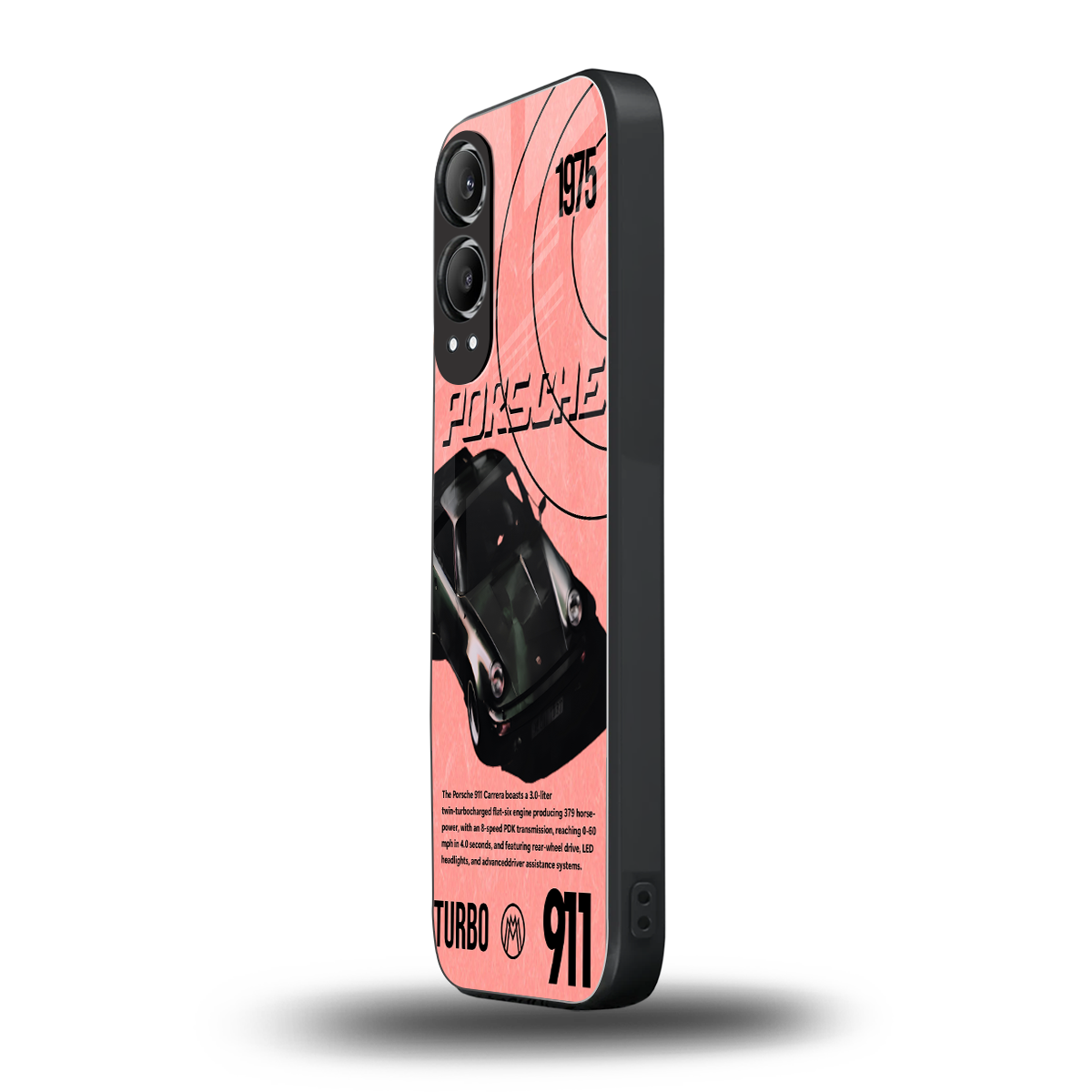 porshe 1975 back phone cover | glass case for oneplus nord ce 4 lite