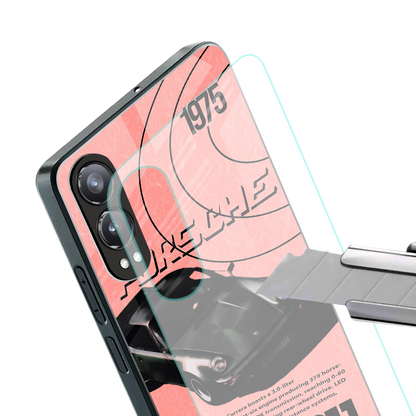 porshe 1975 back phone cover | glass case for oneplus nord ce 4 lite