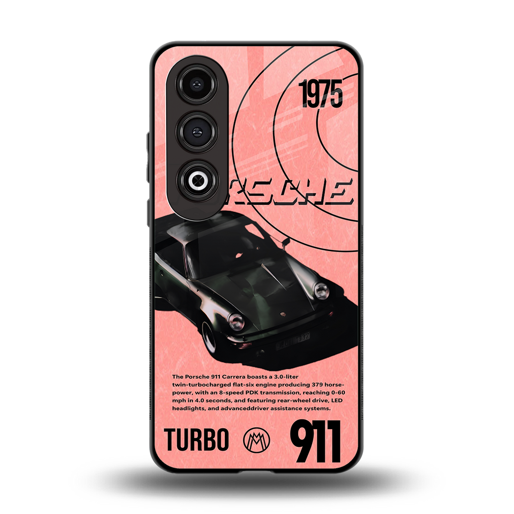 porshe 1975 back phone cover | glass case for oneplus nord ce 4