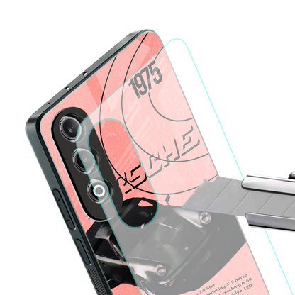 porshe 1975 back phone cover | glass case for oneplus nord ce 4
