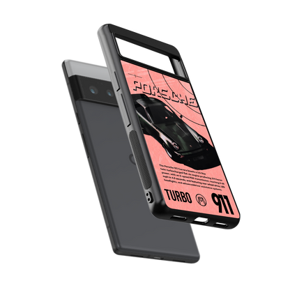 porshe 1975 back phone cover | glass case for google pixel 6 pro