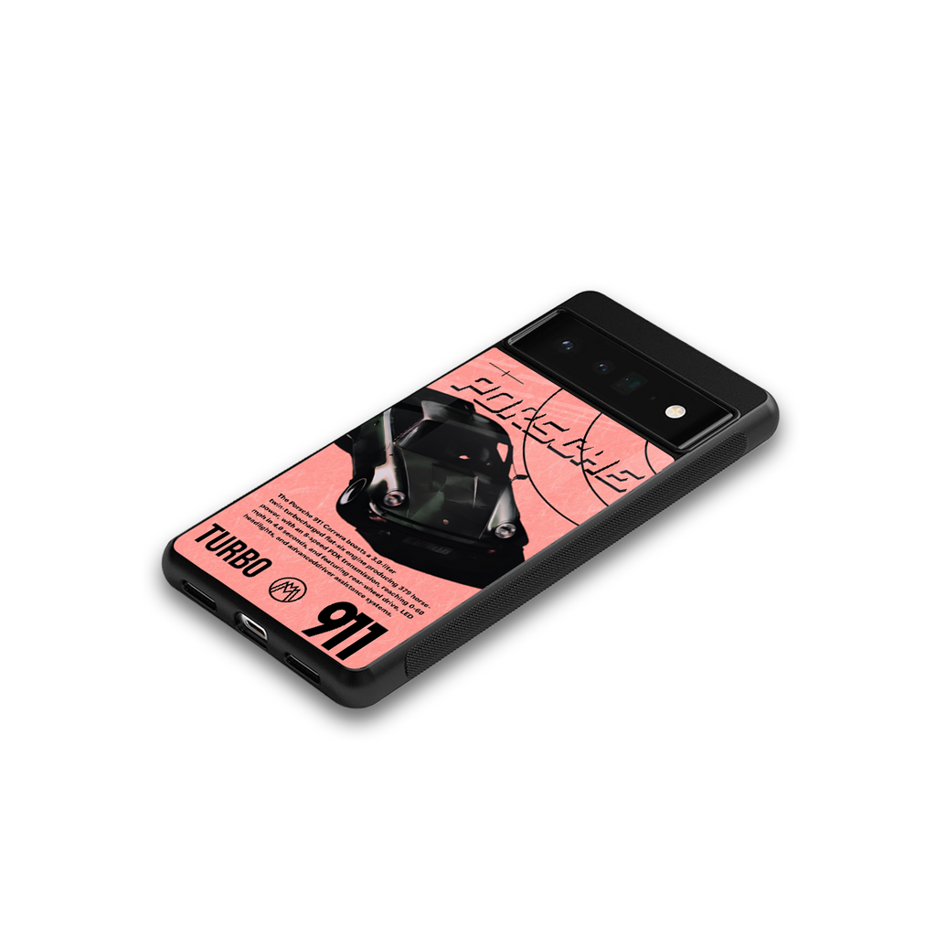 porshe 1975 back phone cover | glass case for google pixel 6 pro