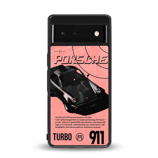porshe 1975 back phone cover | glass case for Google Pixel 6A