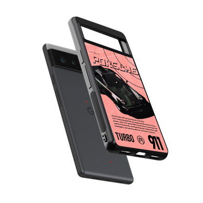 porshe 1975 back phone cover | glass case for Google Pixel 6A