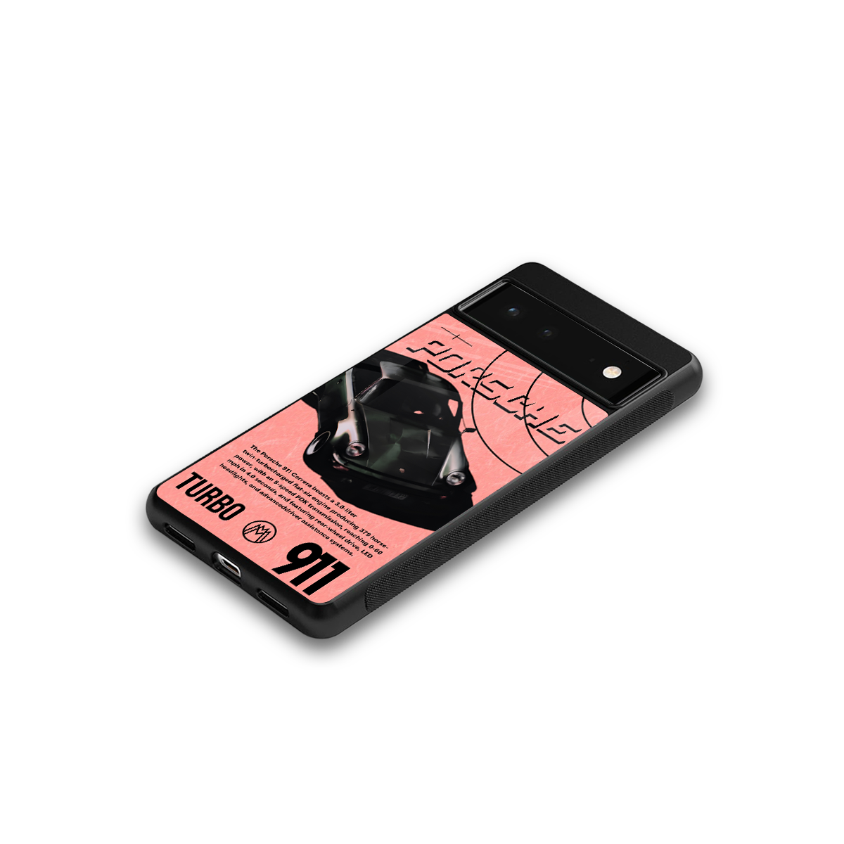 porshe 1975 back phone cover | glass case for google pixel 6