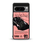 porshe 1975 back phone cover | glass case for google pixel 8 pro