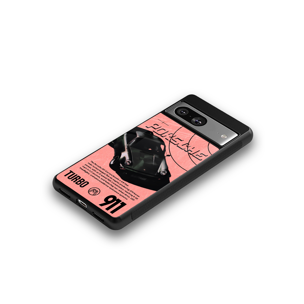 porshe 1975 back phone cover | glass case for Google Pixel 8