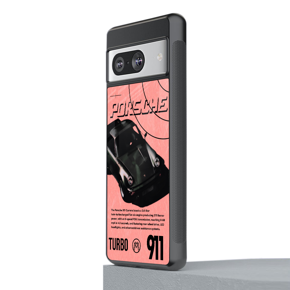 porshe 1975 back phone cover | glass case for Google Pixel 8