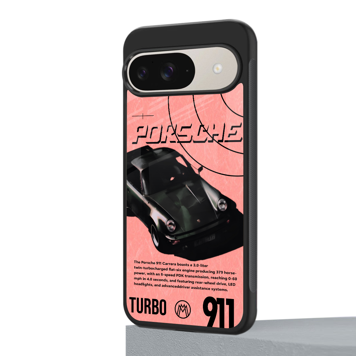 porshe 1975 back phone cover | glass case for google pixel 9